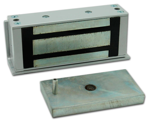 

Замок Олевс М1-400 (серый) электромагнитный 400кг удержания, 12 В/0,4 А, 170х55х35мм, уголок в комплекте, цвет серый, М1-400 (серый)