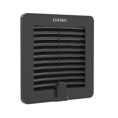 Изображение товара Вентиляционная решетка DKC R5RF08B с воздушным фильтром, защелкой 112 мм