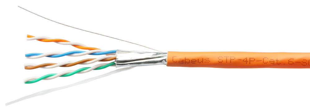

Кабель витая пара F/UTP 6а кат. 4 пары Cabeus STP-4P-Cat.6a-SOLID-IN-LSZH 23AWG(0.57 мм), медь, одножильный (solid), внутренний, LSZH, нг(A)-HF, оранж, STP-4P-Cat.6a-SOLID-IN-LSZH