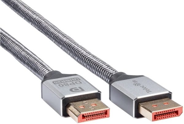 Изображение товара Интерфейсный кабель Telecom TCG850-2M DisplayPort 2.1 2 метра серый