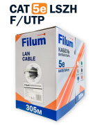 фото Кабель витая пара F/UTP 5e кат. 4 пары  Filum FL-PF-5E-FUTP4-24AWG-LSZH-305-GY