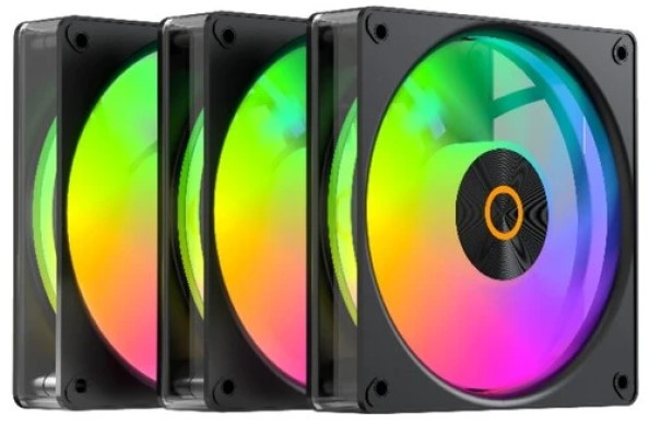 Изображение товара Вентилятор Ocypus Gamma F12 Elite BK ARGB 3in1 для корпуса с подсветкой