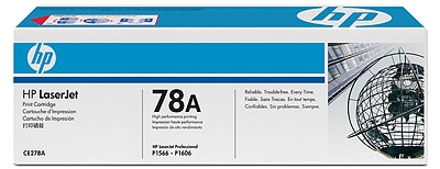 

Картридж HP 78A CE278AF для принтера LaserJet P1566/P1606dn/M1536dnf black,2,100 страниц двойной, 78A