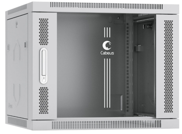 Изображение товара Шкаф Cabeus SH-05F-9U60/60 для хранения с стеклянной дверью и IP20