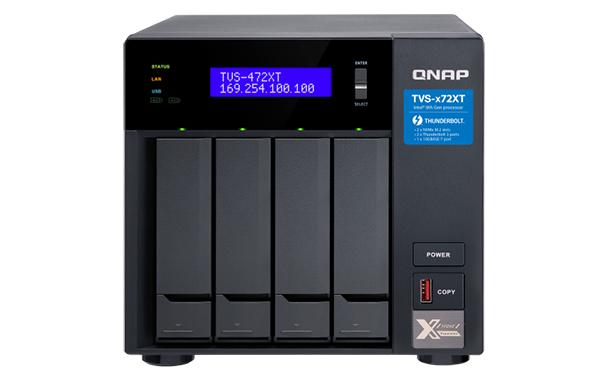 фото Сетевой накопитель  QNAP TVS-472XT-PT-4G в Екатеринбурге