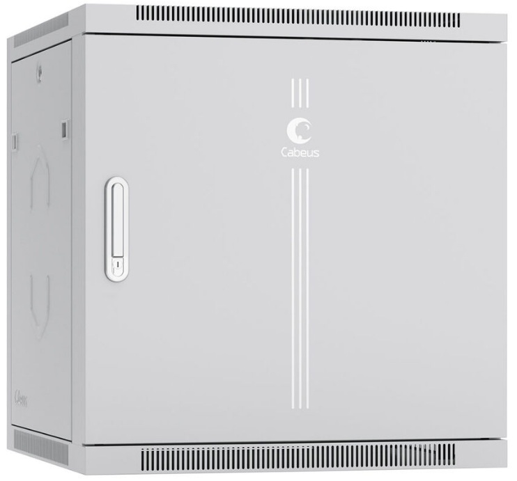 

Шкаф настенный 19", 12U Cabeus SH-05F-12U60/35m-R 600x350x635mm (ШхГхВ) дверь металл, цвет серый (RAL 7035), SH-05F-12U60/35m-R