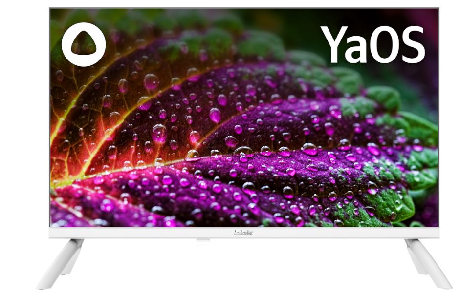 

Телевизор BBK 24LEX-7242/TS2C (W) LED 24" Яндекс.ТВ белый FULL HD 50Hz DVB-T2 DVB-C DVB-S2 USB WiFi Smart TV (RUS), 24LEX-7242/TS2C (W)