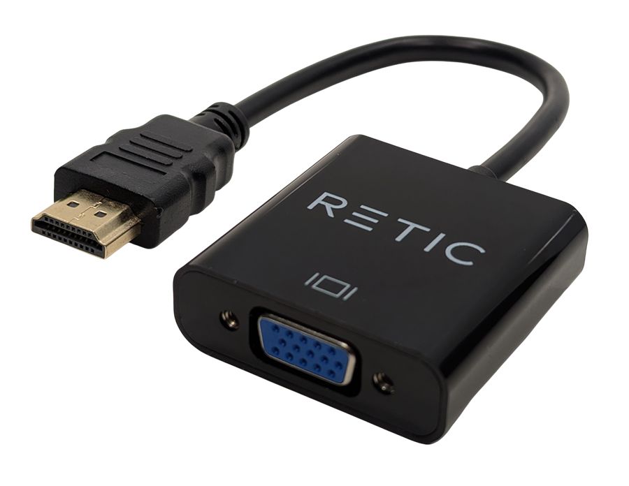 

Переходник RETIC AT1013 HDMI(m) -> Vga(f), 0.1 m, AT1013