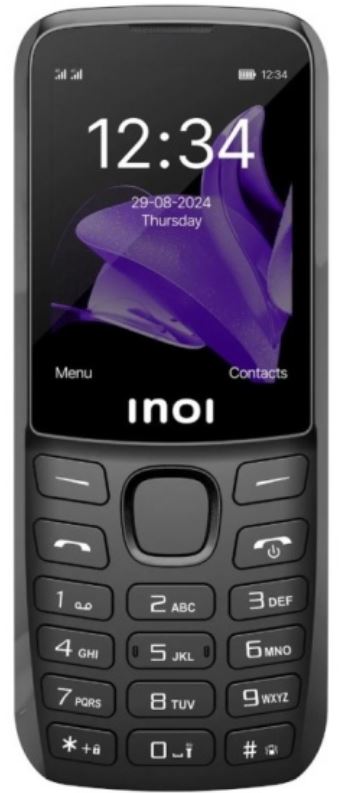 

Мобильный телефон INOI 244 MODERN PLUS 4G 6297001537633 черный, 244 MODERN PLUS 4G