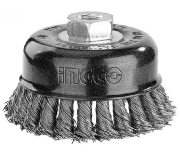 

Щетка INGCO WB20755 -крацевка с гайкой, WB20755