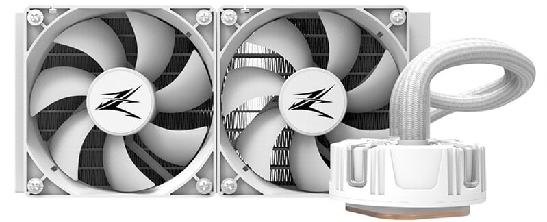 

Система охлаждения жидкостная Zalman Liquid Cooler 240mm ALPHA2 DS A24 White LGA115x/1200/17001851/AM4/AM5 (2*120mm, 600-2000rpm, 29.7dBa), Liquid Cooler 240mm
