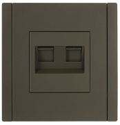 фото Розетка компьютерная IEK FP-K20-2-K03