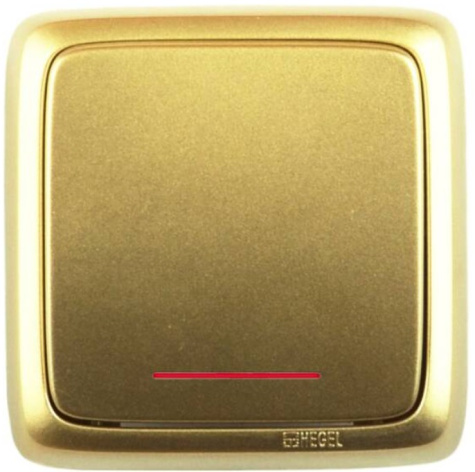 Изображение товара Выключатель одноклавишный HEGEL ВА10-114-07