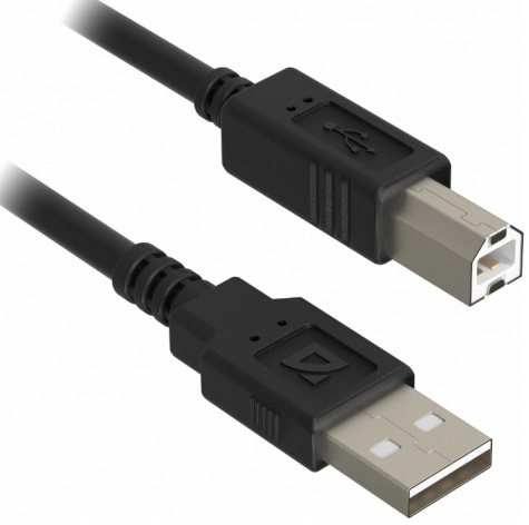 Изображение товара Интерфейсный кабель Defender Am-Bm для принтеров и сканеров USB 2.0