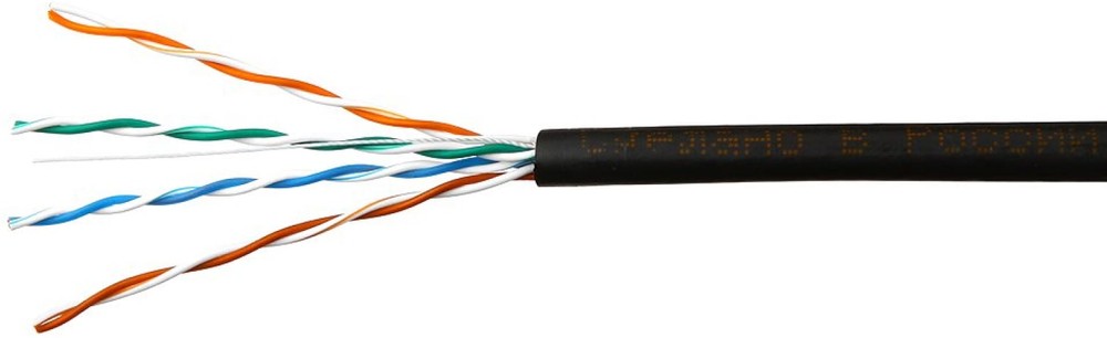 

Кабель витая пара U/UTP 5e кат. 2 пары SkyNet СSL-UTP-2-CU-OUT outdoor 2x2x0.46, медный, FLUKE TEST, однож., 305м, box, черный, СSL-UTP-2-CU-OUT