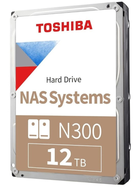 Изображение товара Жесткий диск 12TB SATA 6Gb/s Toshiba N300