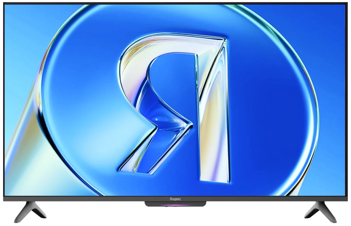 

Телевизор Яндекс YNDX-00078 43'' ТВ Станция Бейсик QLED /UHD/VA/KSF QLED/Smart YaOS/2-32ГБ/HDR10/Matter/Алиса/Wi-Fi 2.4 + 5 ГГц/BT 5.1/60 Гц/черный, YNDX-00078