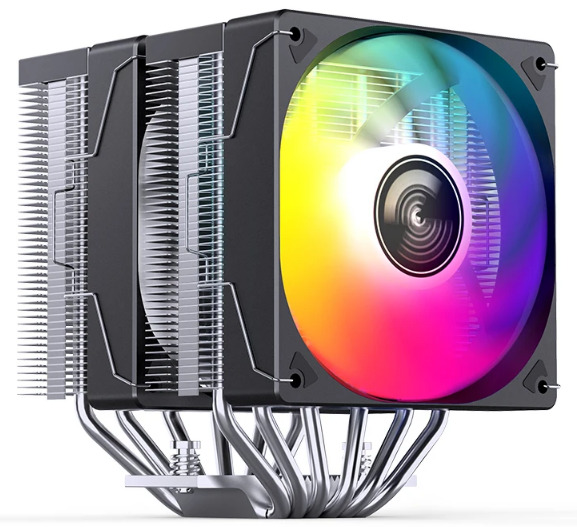 

Кулер JONSBO CR-3000E ARGB Black LGA1851/1700/1200/115X/AM5/AM4 (TDP 260W, 2*120mm, 600-1600rpm, 72.23CFM, 34dBa), CR-3000E ARGB Black