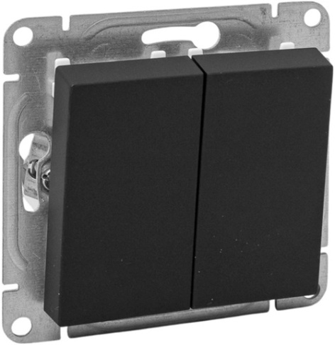 Изображение товара Выключатель двухклавишный EKF UP1-SWB-20