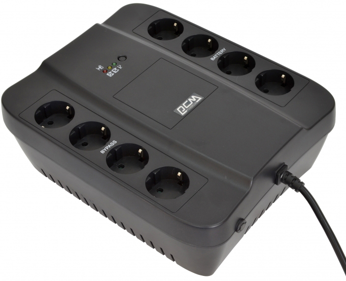 Источник бесперебойного питания Powercom SPD-850N 332715 Spider, 850VA/510W, 8 евророзеток