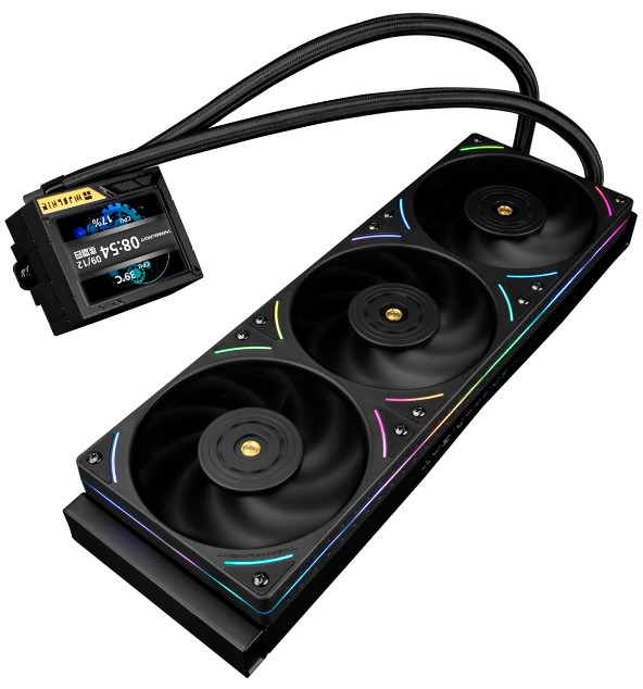 

Система охлаждения жидкостная Thermalright Mjolnir Vision 360 UB Pro ARGB Black TRMV360UBPROAB LGA115x/1200/1700/1851/AM4/AM5 (3*120mm, 2150rpm, 69CFM, Mjolnir Vision 360 UB Pro ARGB Black