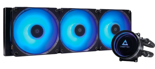 

Система охлаждения жидкостная Chieftec ICEBERG 360 CLC-360-RGB LGA1700/1200/115X/AM5/AM4 (TDP 350W, 3*120mm, 500-2200rpm, 64.72CFM, 34.7dBa, 4-pin PWM, ICEBERG 360