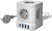 фото Сетевой фильтр  AGNI TP-VE4U5E-C-5m-white