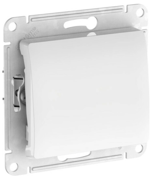 

Выключатель одноклавишный Systeme Electric GSL000111S GLOSSA сх.1, 10АХ, мех., быстрозажим. клем., БЕЛЫЙ, GSL000111S