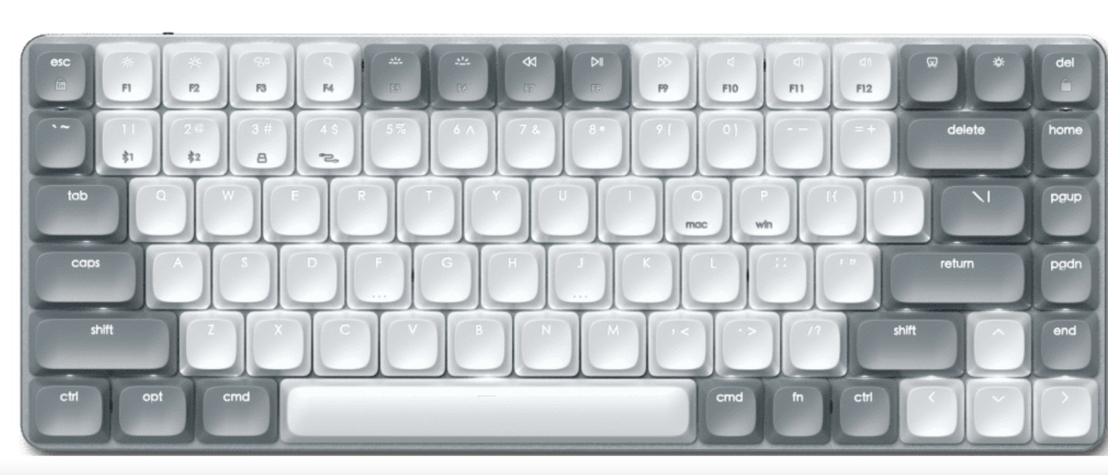 

Клавиатура Satechi SM1 SLIM ST-KSM1LT-RU MECHANICAL BACKLIT BLUETOOTH - light, SM1 SLIM