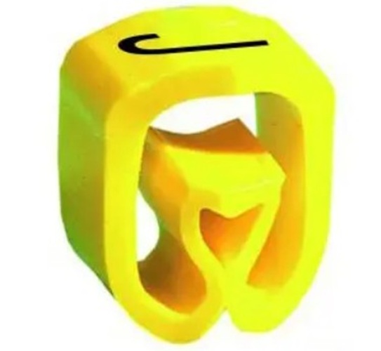 

Маркер на кабель DKC MKCJS3 сечением 4-6мм символ „J”, "Mark" (уп/160 шт), MKCJS3