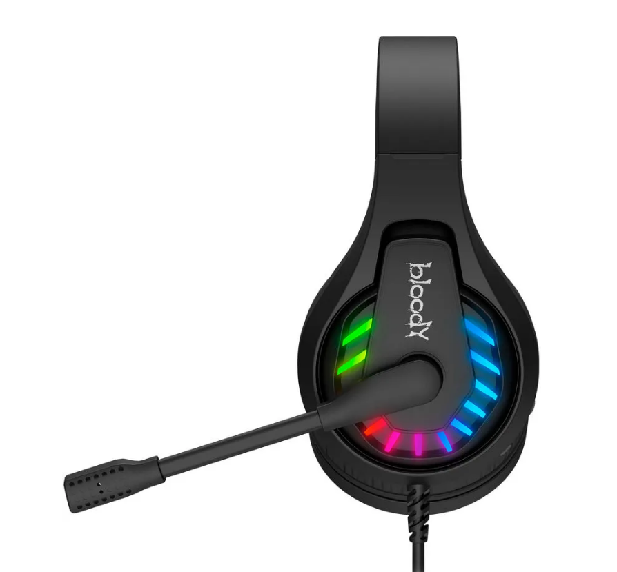 

Гарнитура A4Tech G230P черная 2м накладная оголовье 1796998, G230P
