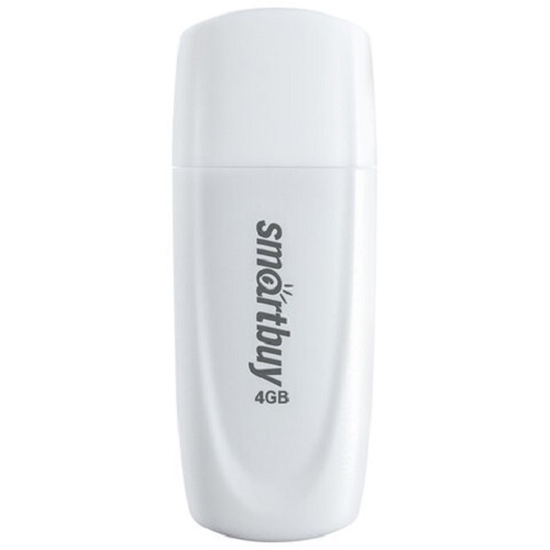 

Накопитель USB 2.0 4GB SmartBuy SB004GB2SCW Scout белый, SB004GB2SCW