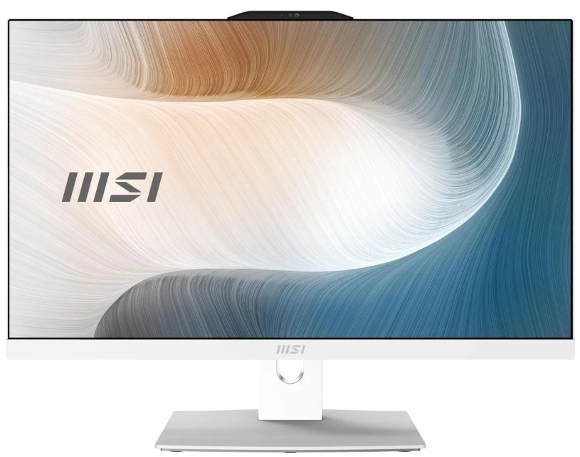 

Моноблок 23.8'' MSI Modern AM242P 12M-672RU 9S6-AE0712-1457 i5-1235U/16GB/512GB/1920x1080/kbd/mouse/WiFi/BT/cam/Win11Pro/white, Modern AM242P 12M-672RU