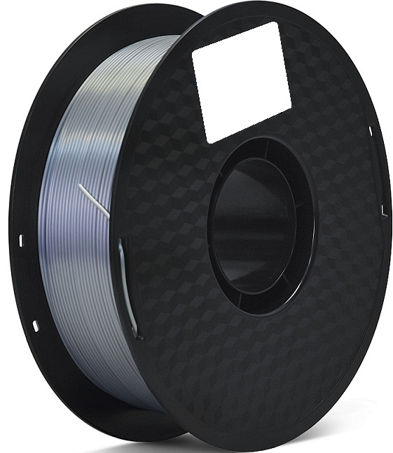 

Пластик Crown Micro CM-FILPLAS005S PLA Silk 1.75 1кг серебряный, CM-FILPLAS005S