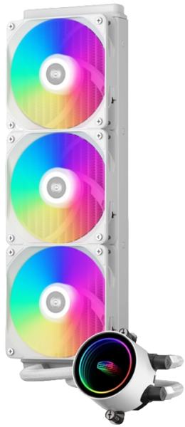 фото Система охлаждения жидкостная PCCooler DA360 ARGB WH в Омске