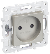 фото Розетка без заземления IEK SK-R13-10-K37