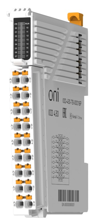 

Модуль дискретного вывода ONI IOD-430-TB-00016P IOD 430 16 сигналов PNP, IOD-430-TB-00016P