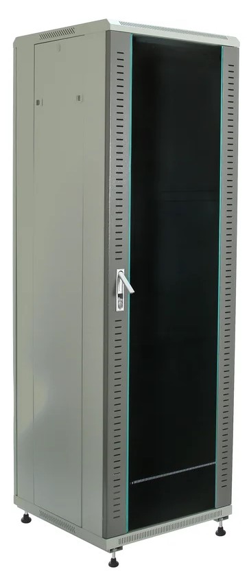 

Шкаф напольный 19", 42U W&T C4280100GWTWOF 800x1000mm серый, передняя дверь стекло/задняя дверь металл, без вентилятора, C4280100GWTWOF