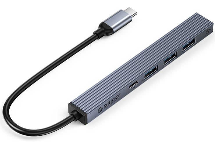 

Разветвитель Orico ORICO-BHC2-5P-GY-BP с 1xUSB-A 3.0, 5 Гбит/с, 3xUSB-A 2.0, 480 Мбит/с, 1xUSB-C PD 60 Вт, подключение через USB-C, серый, ORICO-BHC2-5P-GY-BP