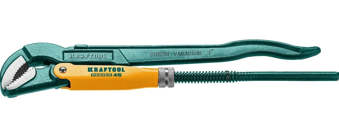 

Ключ Kraftool Panzer-45 2735-10_z02 Kraftool трубный, №1, изогнутые губки, Panzer-45