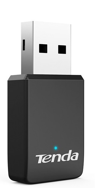 

Адаптер USB Tenda U9 USB2.0, IEEE802.11b/g/n/a/ac, 2,4 и 5 ГГц, U9