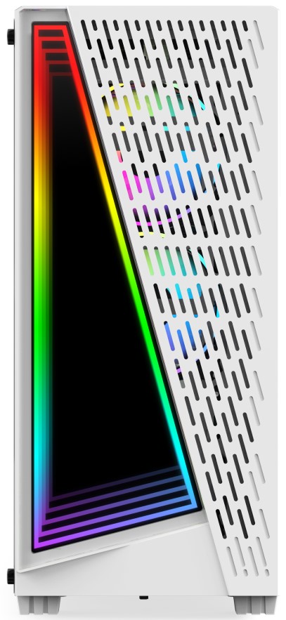 

Корпус ATX ALSEYE X3-W белый, без БП, 2*USB2.0, USB3.1 Gen1, audio, X3-W