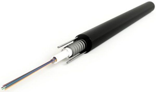 Изображение товара Волоконно-оптический кабель Hyperline FO-SRA-OUT-9S-8-PE-BK 2000 м одномодный