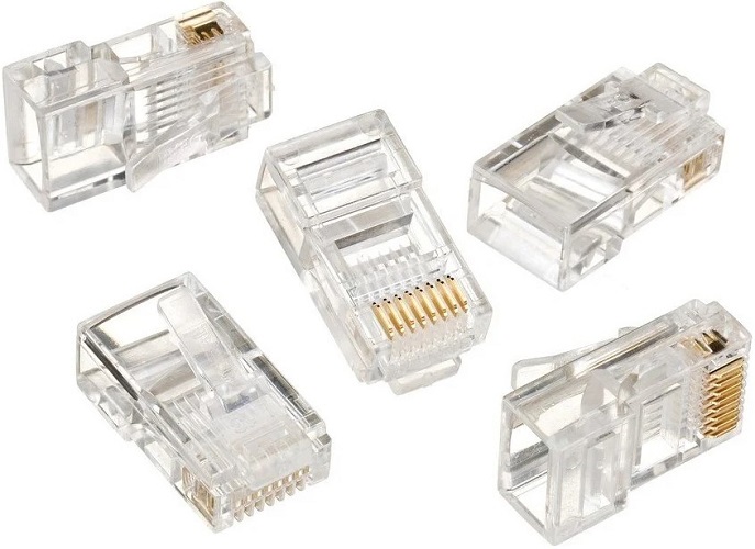 

Вилка Cablexpert LC-8P8C-001 (3-fork) RJ-45 (8P8C) кат.5e, 6 микрон для одножильного кабеля (100 шт.), LC-8P8C-001 (3-fork)