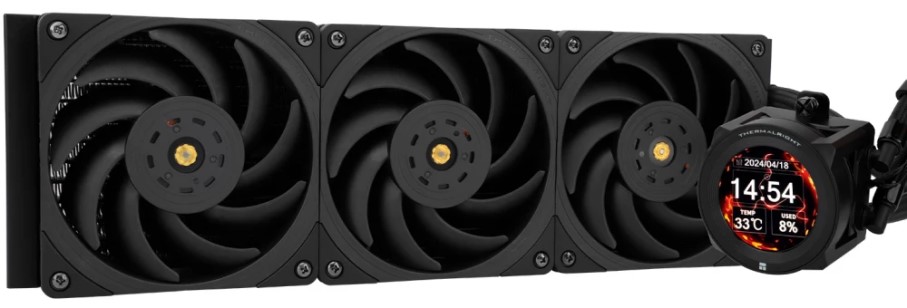 

Система охлаждения жидкостная Thermalright Core Vision 360 LGA115x/1200/1700/1851/2011/2066/AM5/AM4 (3*120mm, 2000rpm, 72.37CFM, 27.7 dBa, 4-pin PWM), Core Vision 360