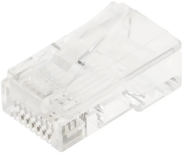 

Коннектор RJ-45 (8P8C) cat.5e TWT TWT-PL45-8P8C UTP, универсальный, 100 шт. в упак., TWT-PL45-8P8C