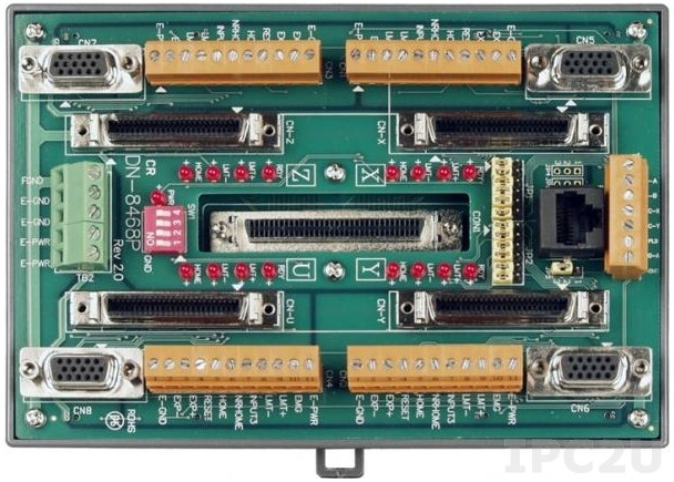 

Плата ICP DAS DN-8468PB CR Daughter board (wiring terminal board) for Panasonic motor driver, Din-Rail mountable, DN-8468PB CR