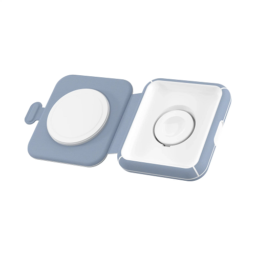 

Зарядное устройство беспроводное Lyambda LMS201_BL для Iphone, AirPods и Iwatch blue, LMS201_BL