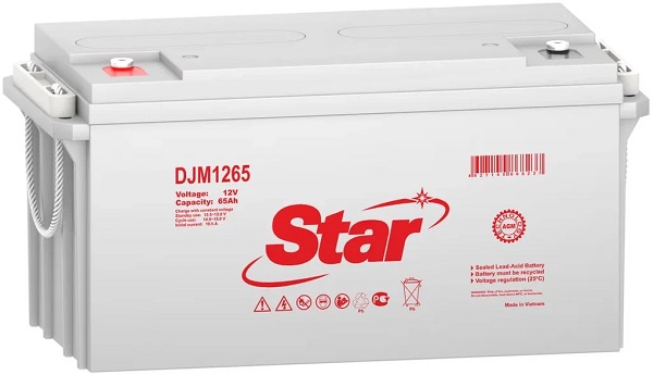 

Аккумулятор Star DJM1265, DJM1265