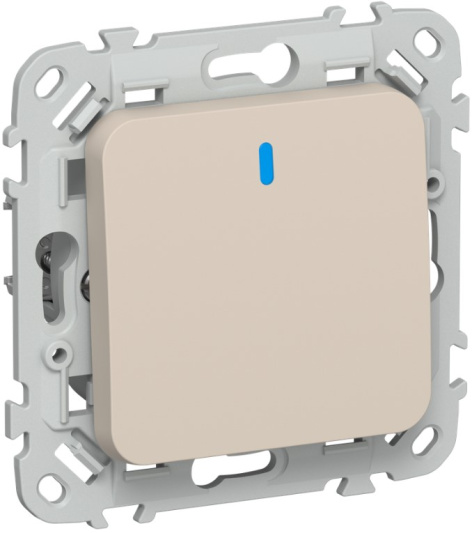 Изображение товара Выключатель одноклавишный с подсветкой IEK FI-V10-1-10-1-K88